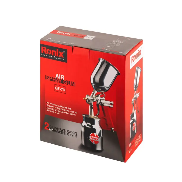 پیستوله بادی دو کاسه سایز 1.8 رونیکس RH 6428